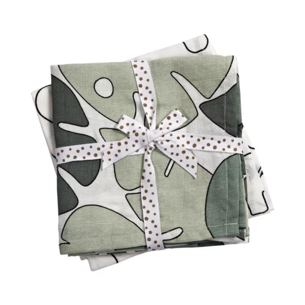 Swaddle-2-pack-Tiny-tropics-Green-3_800x Done by Deer Komplet 2 swaddle pamučne pelene 120×120 – Tiny tropics Green