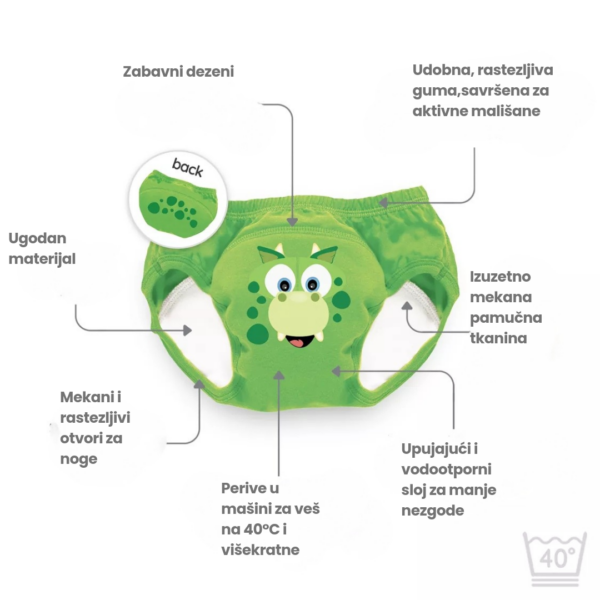 1718487516492 My Little Training Pants - Dinosaur - 3kom - Image 3