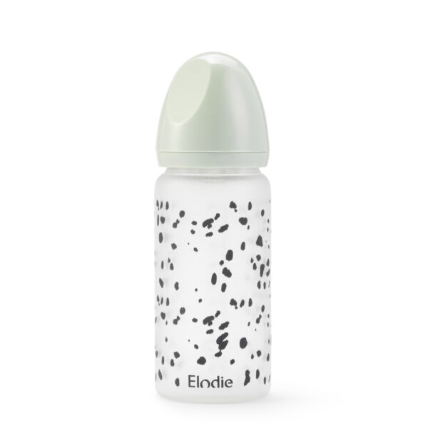 7333222020871-60252200416NA-Glass-Feeding-Bottle-Dalmatian-Dots-PP (1) Elodie Staklena flašica 270 ml - Dalmatian Dots - Image 1