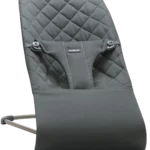 BabyBjörn Ležaljka za bebe Bliss - Classic quilt, Anthracite, Woven