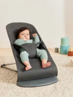 BabyBjörn Ležaljka za bebe Bliss - Classic quilt, Anthracite, Woven - Image 2