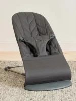 BabyBjörn Ležaljka za bebe Bliss - Petal quilt, Anthracite, Woven - Image 6