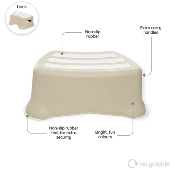 MLSS-NT-BE03 My Little Step Stool - Natural Beige - Pomoćna stepenica - Image 3