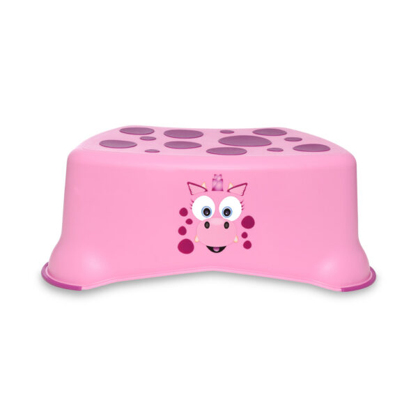 MLSS-PIDR1 My Little Step Stool - Pink Dragon - Pomoćna stepenica - Image 1
