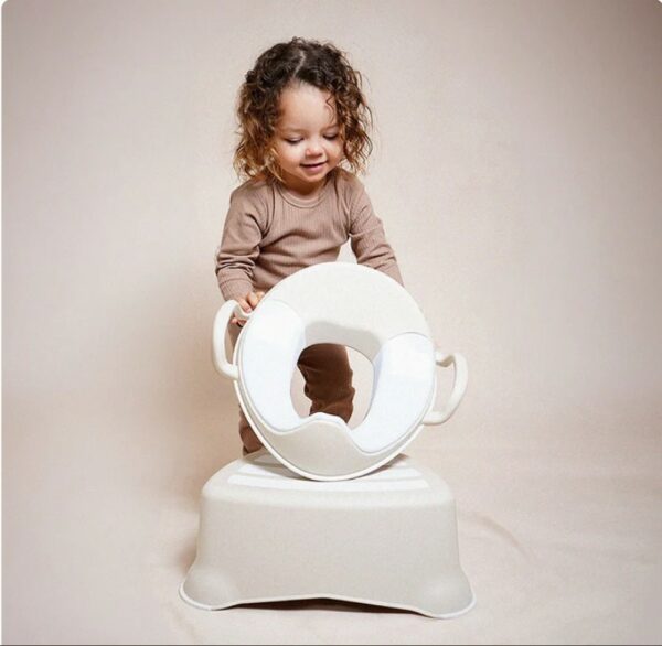 MLTS-NT-BE_3 My Little Trainer Seat - Natural Beige - Dječija daska za wc školjku - Image 2