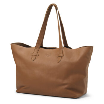 Elodie kožna torba za previjanje Chestnut Leather - Platinum proizvod