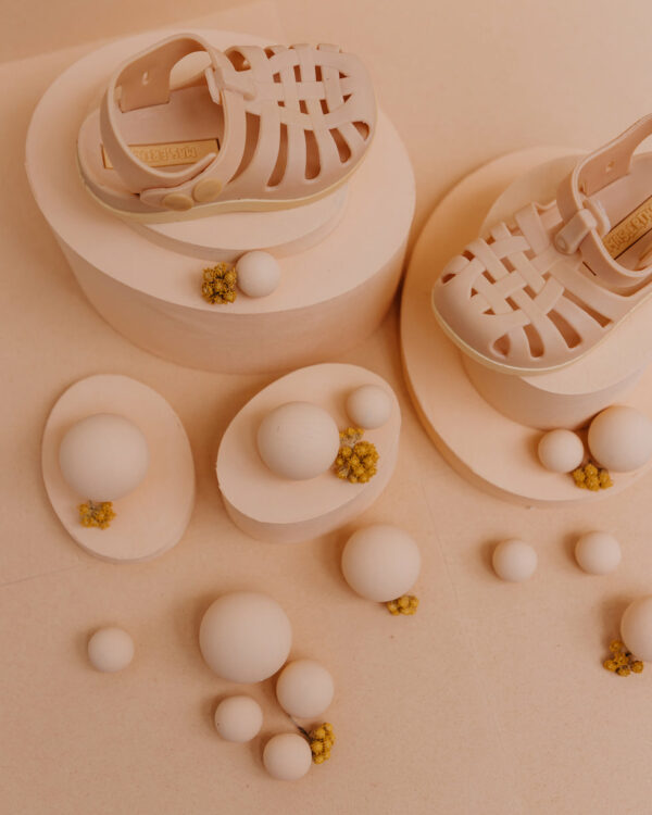 Mrs Ertha Ljetne silikonske sandale - Cloud Pink - Image 6