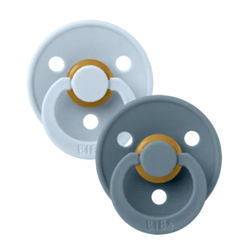 BIBS cucle Simetrične Baby blue & Petrol - 2kom (0-6m)