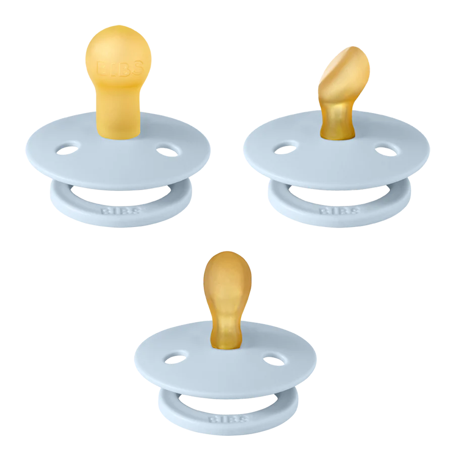 BIBS Try it set cucli Baby Blue (0-6m) - mix 3kom - Image 1