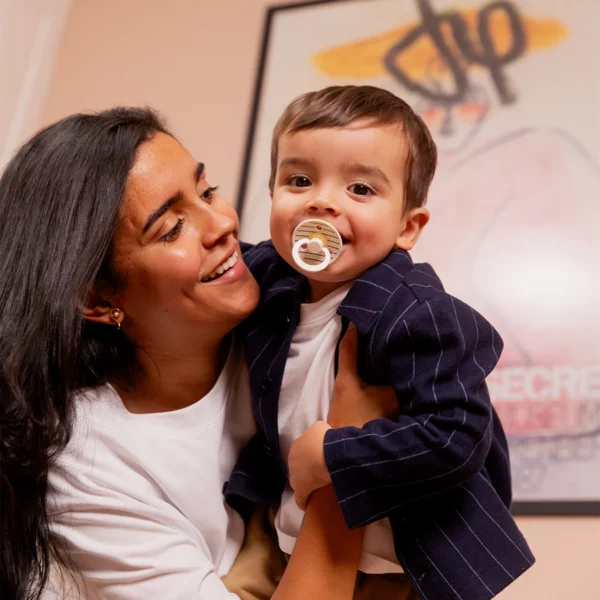 BIBS cucle Studio colour Pin Ivory Steel blue - 2kom (0-6m) - Image 3