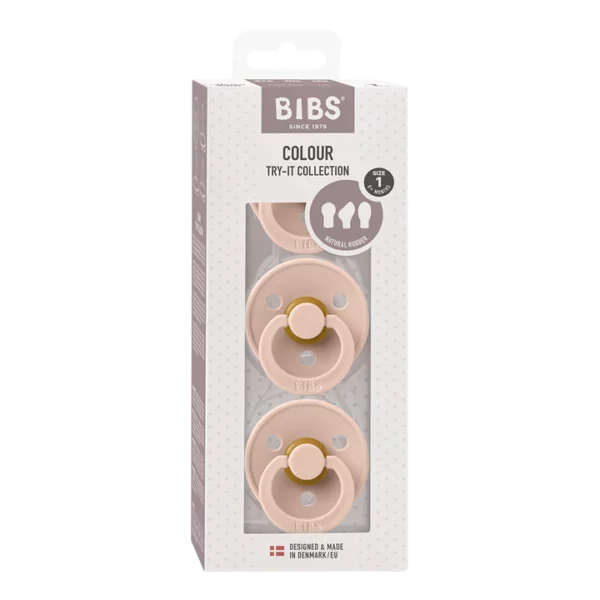 BIBS Try it set cucli Blush (0-6m) - mix 3kom - Image 2