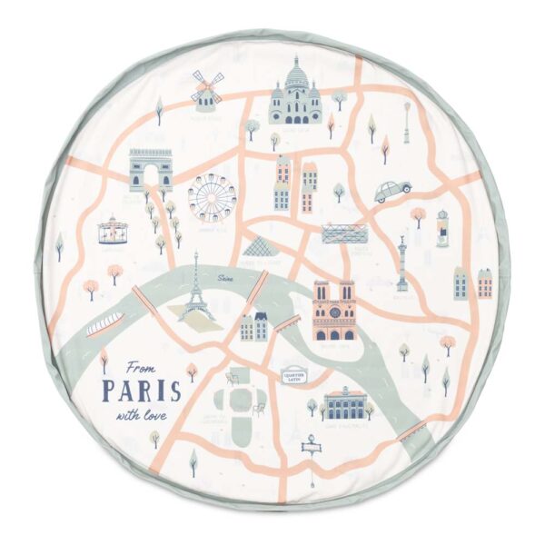 PlayandGo_detail_Paris_map_large_icons Play&Go 2u1 Podloga za igru i vreća za igračke – Paris Map - Image 5