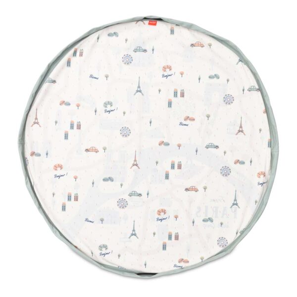 PlayandGo_detail_paris_map_small_icons Play&Go 2u1 Podloga za igru i vreća za igračke – Paris Map - Image 3