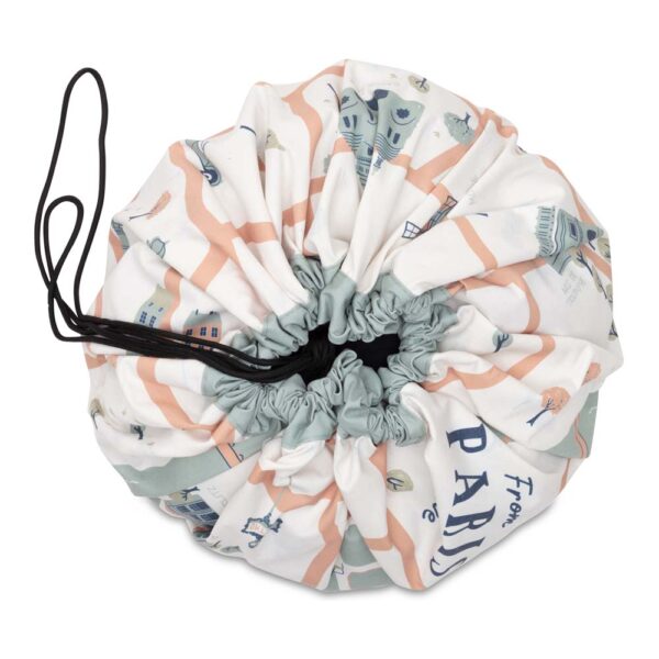 PlayandGo_toystorage_bag_Paris_map_closed Play&Go 2u1 Podloga za igru i vreća za igračke – Paris Map - Image 34