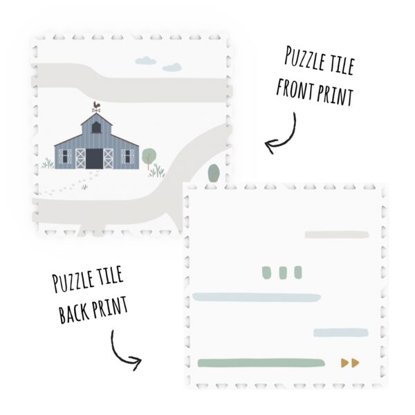 Playandgo_EEVAA_Farm_Puzzle_tie_Puzzlemat_Front_and_back_print_English Play&Go 3u1 EEVAA dvostrana podloga za igru – Farma (120x180cm) - Image 30