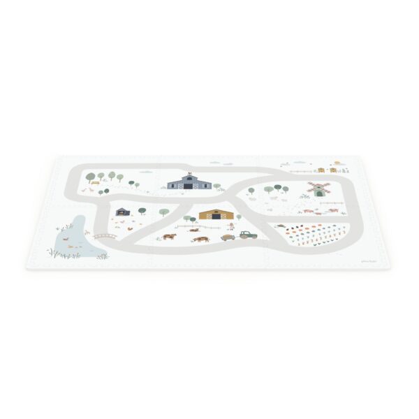 Playandgo_EEVAA_Farm_Puzzlemat_complete_front_side_Diagonal_visual Play&Go 3u1 EEVAA dvostrana podloga za igru – Farma (120x180cm) - Image 28