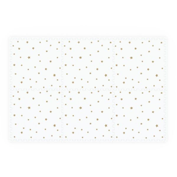 Playandgo_EEVAA_Treehouse_Puzzlemat_Back_side_Detail_stars_Pattern Play&Go 3u1 EEVAA dvostrana podloga za igru – Kućica na drvetu/Zvjezdice (120x180cm) - Image 34