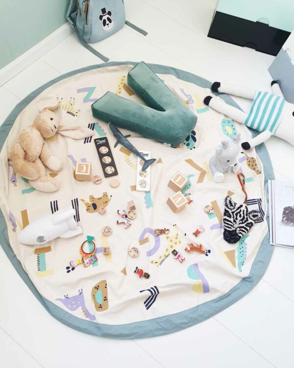 Playandgo_toys_storage_bag_animal_alphabet_floor_open Play&Go 2u1 Podloga za igru i vreća za igračke – Animal Alphabet - Image 27