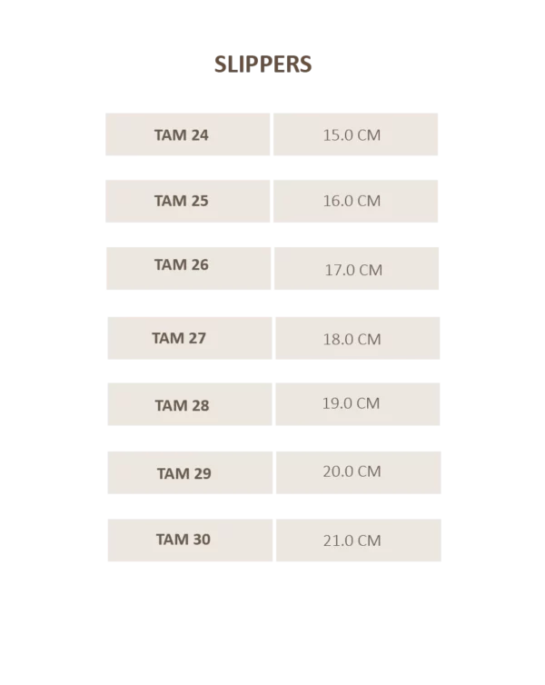 SIZE_GUIDE-02 Mrs Ertha Papuče za djecu - Blush - Image 5