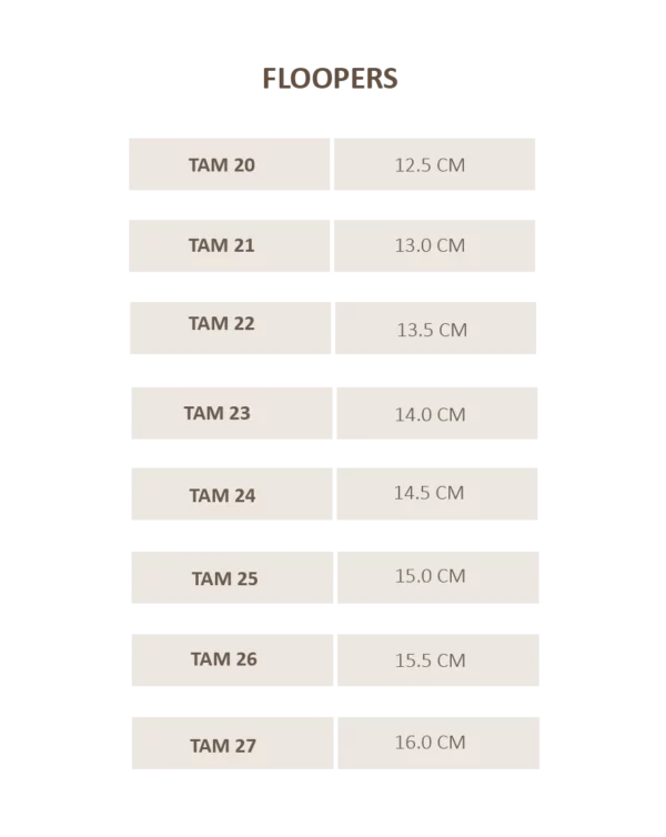 SIZE_GUIDE_Prancheta1 Mrs Ertha Ljetne silikonske sandale - Coconut Milk - Image 5