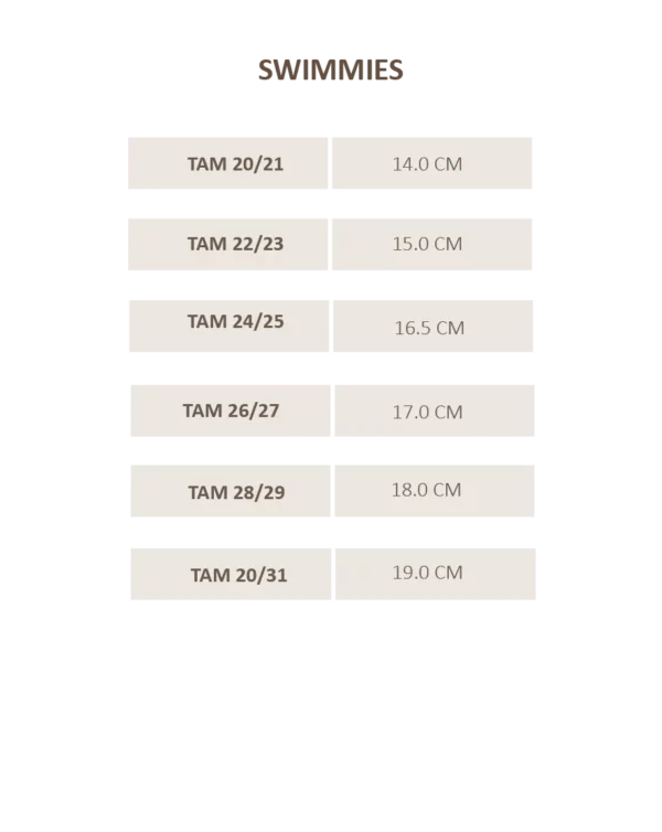 Swimmies_SizeGuide_a47cc872-d94f-4bda-8d55-96ec234b6d1f Mrs Ertha Swimmies patike za vodu - Flower Buds - Image 6