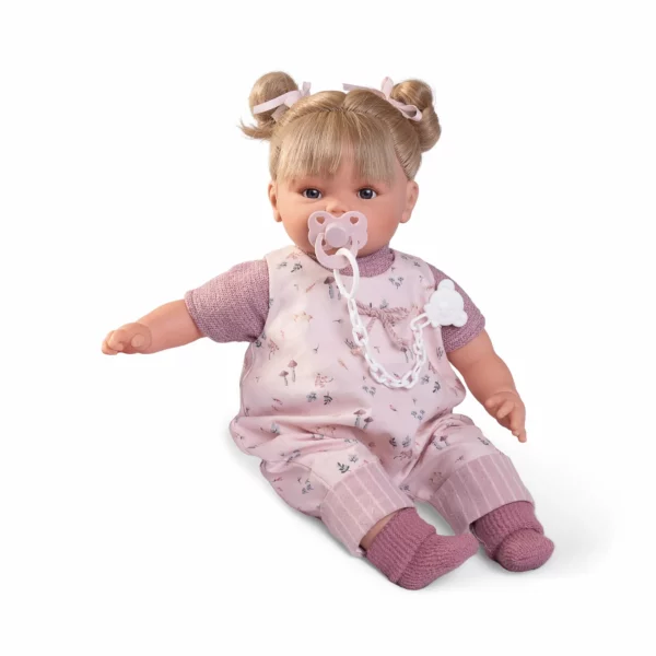 beni-lagrimitas-con-pelele-16381munecas-antonio-juan16381-205062 Antonio Juan lutka BENI u roze kombinezonu 42cm - Image 2