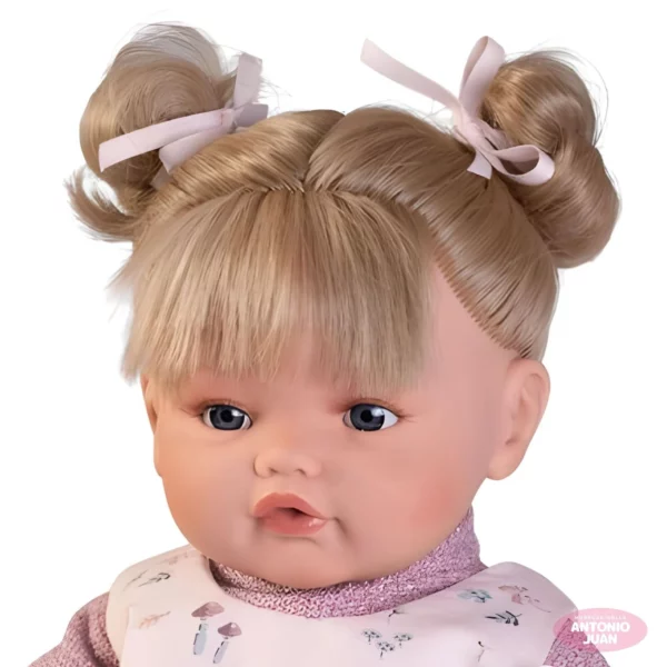 beni-lagrimitas-con-pelele-16381munecas-antonio-juan16381-419350 Antonio Juan lutka BENI u roze kombinezonu 42cm - Image 4