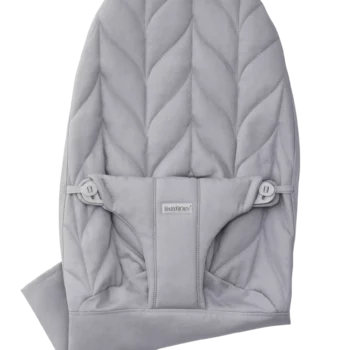 BabyBjörn Dodatna navlaka za ležaljku – Petal quilt, Light gray, Woven