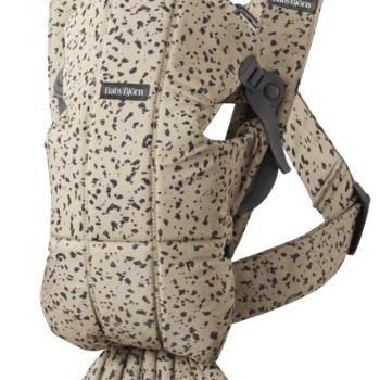 BabyBjörn Nosiljka za bebe Mini - Beige/Dark gray, Woven