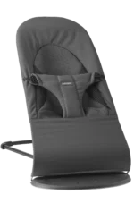 BabyBjörn Ležaljka za bebe Soft – Dark Gray, Woven/Jersey