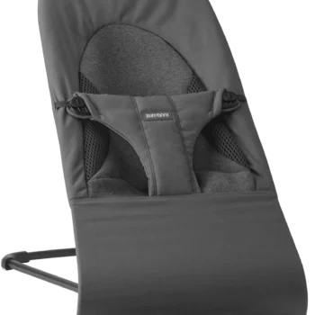 BabyBjörn Ležaljka za bebe Soft – Dark Gray, Woven/Jersey