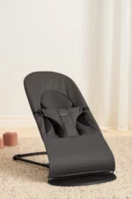 BabyBjörn Ležaljka za bebe Soft - Woven/Jersey, Dark Gray - Image 6