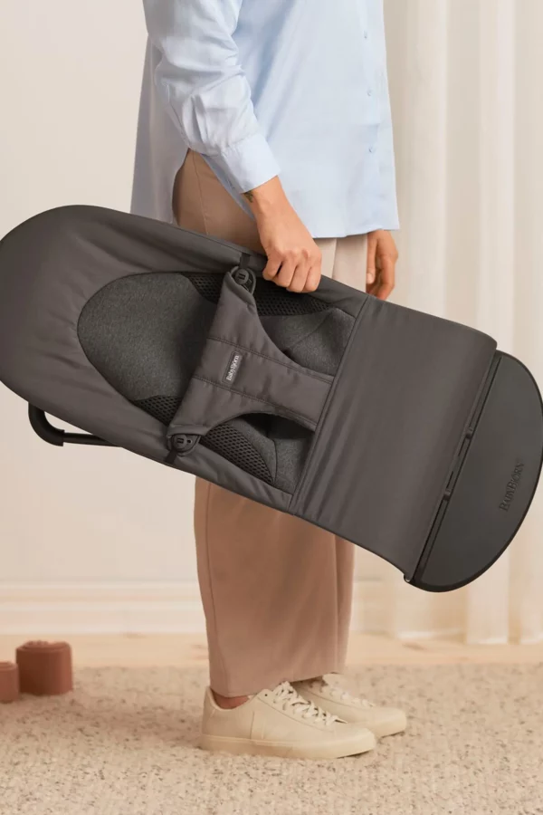 download (7) BabyBjörn Ležaljka za bebe Soft - Woven/Jersey, Dark Gray - Image 8