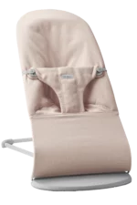 BabyBjörn Ležaljka za bebe Bliss - Mélange, Light Pink, Woven