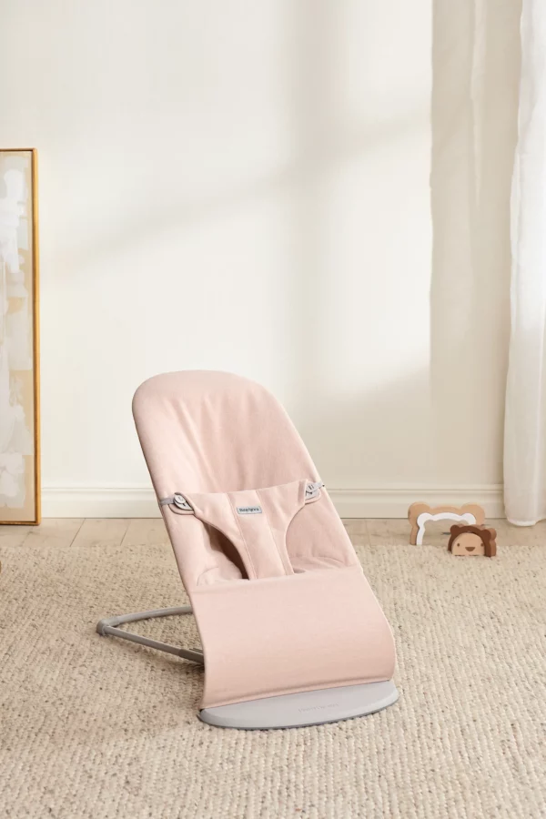 BabyBjörn Ležaljka za bebe Bliss - Mélange, Light Pink, Woven - Image 11