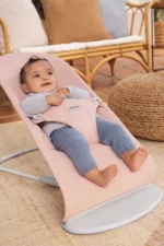 BabyBjörn Ležaljka za bebe Bliss - Mélange, Light Pink, Woven - Image 12