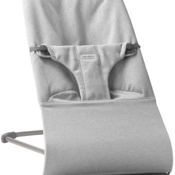 BabyBjörn Ležaljka za bebe Bliss - Mélange, Light Gray, Woven