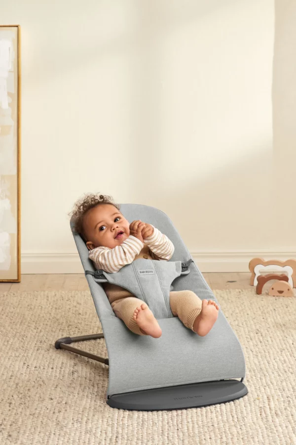 BJ00622904 BabyBjörn Ležaljka za bebe Bliss - Mélange, Light Gray, Woven - Image 5