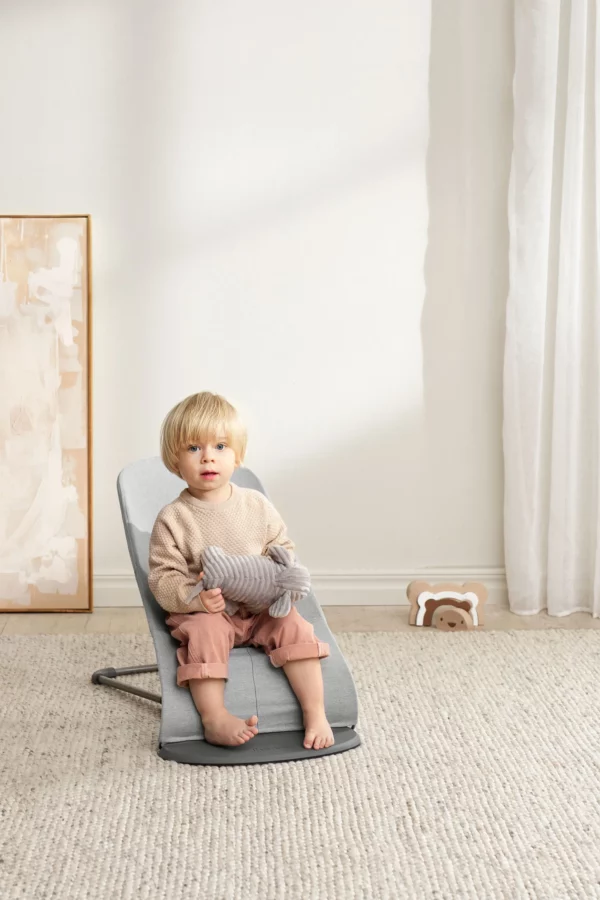 BJ00622906 BabyBjörn Ležaljka za bebe Bliss - Mélange, Light Gray, Woven - Image 7