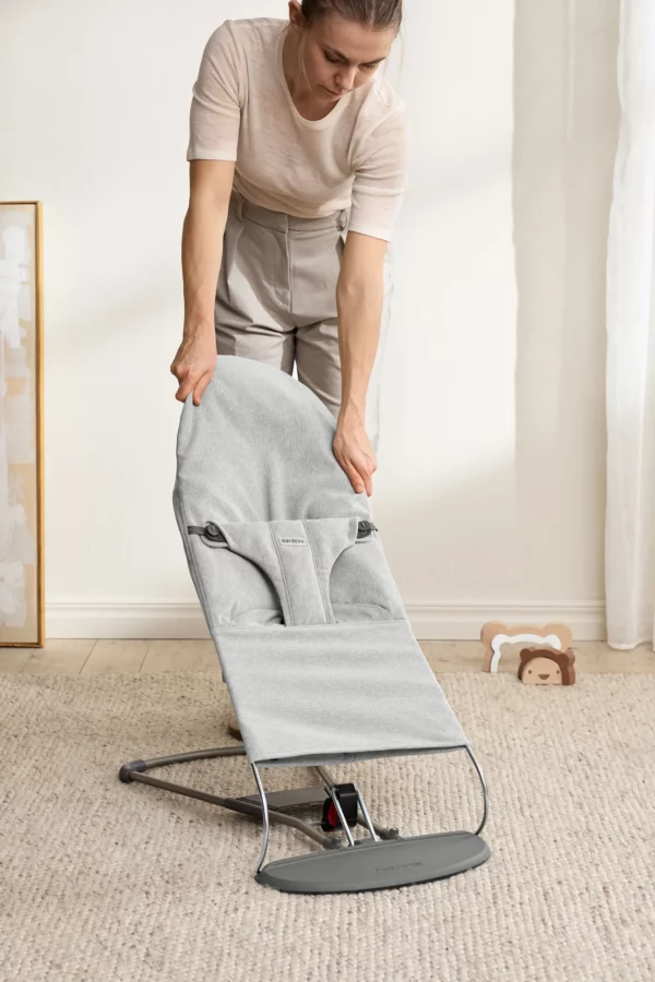 BJ00622908 BabyBjörn Ležaljka za bebe Bliss - Mélange, Light Gray, Woven - Image 9
