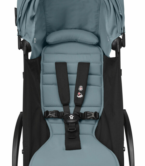 YOYO3_6PLUS_Aqua_Detail_Front-0554_eCom Stokke YOYO³ kolica od 6 mjeseci - Black/Aqua (GRATIS Color Pack) - Image 4