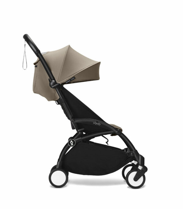 YOYO3_Taupe_6PLUS_BlackFrame_Profile_0045-0046_eCom Stokke YOYO³ kolica od 6 mjeseci - Black/Taupe (GRATIS Color Pack) - Image 8
