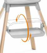 Stokke Clikk Hranilica Stolica - Cloud Grey - Image 4