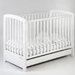 Troll Nursery Cot Nina Lux dječiji krevetić - White