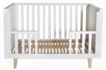 Troll Nursery zaštitna ograda za dječiji krevetić – Scandy Junior 120x60cm - White - Image 3