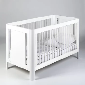 Troll Nursery dječiji krevetić - Cot Bed Sun 140x70cm - White