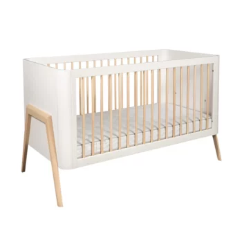 Troll Nursery dječiji krevetić / krevet - Torsten 140x70cm - White/Wax
