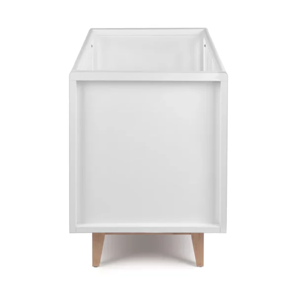 Troll Nursery dječiji krevetić - Scandy 120x60cm - White/Natural Legs - Image 3