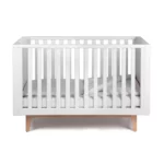 Troll Nursery dječiji krevetić - Scandy 120x60cm - White/Natural Legs - Image 4
