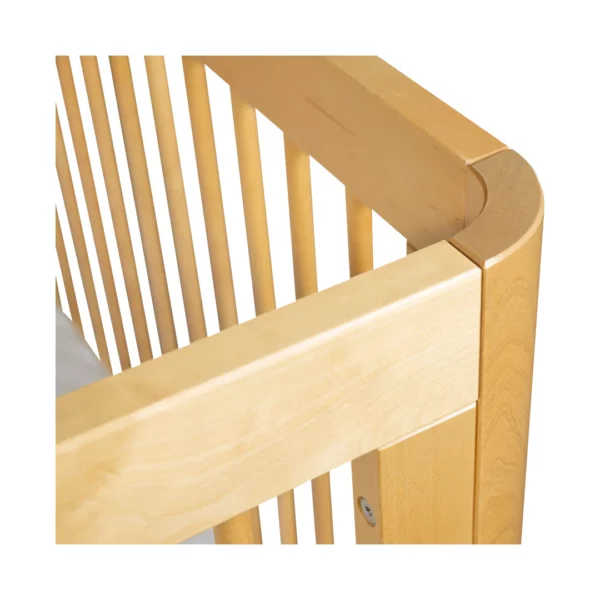 Troll Nursery dječiji krevetić - Sun 120x60cm - Natural - Image 4